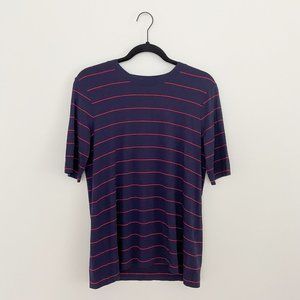 BANANA REPUBLIC Women's Stripped Signature Tee